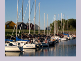 Yachts in the Sunrise Shore Marina Barrachois Harbour near Tatamagouche